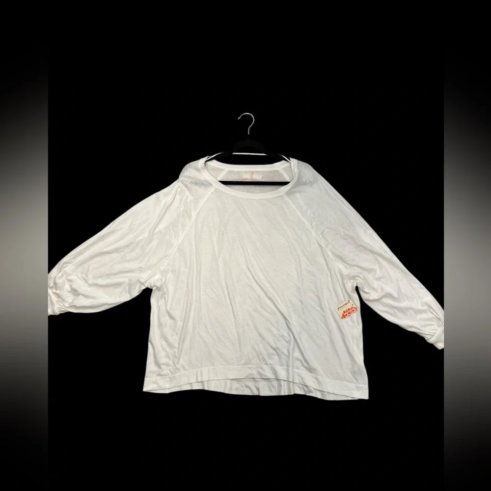 NWT Fp movement long sleeve inspire layer tee small S oversized White New - Picture 4 of 15